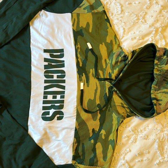 Green Bay Packers Lightweight hooded long sleeve - Picture 5 of 11